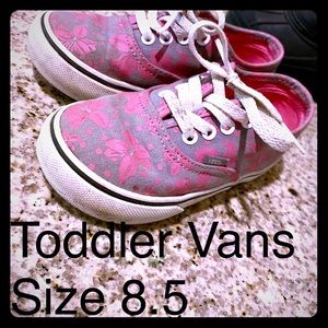 Toddler Vans Floral